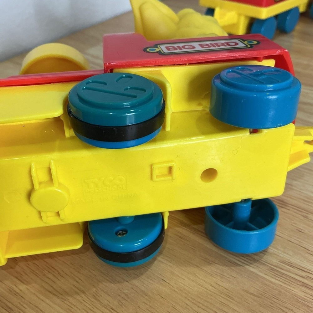Vintage 1989 Illco Sesame Street Toy Train Big Bird, Bert and Cookie Monster - Picture 11 of 11
